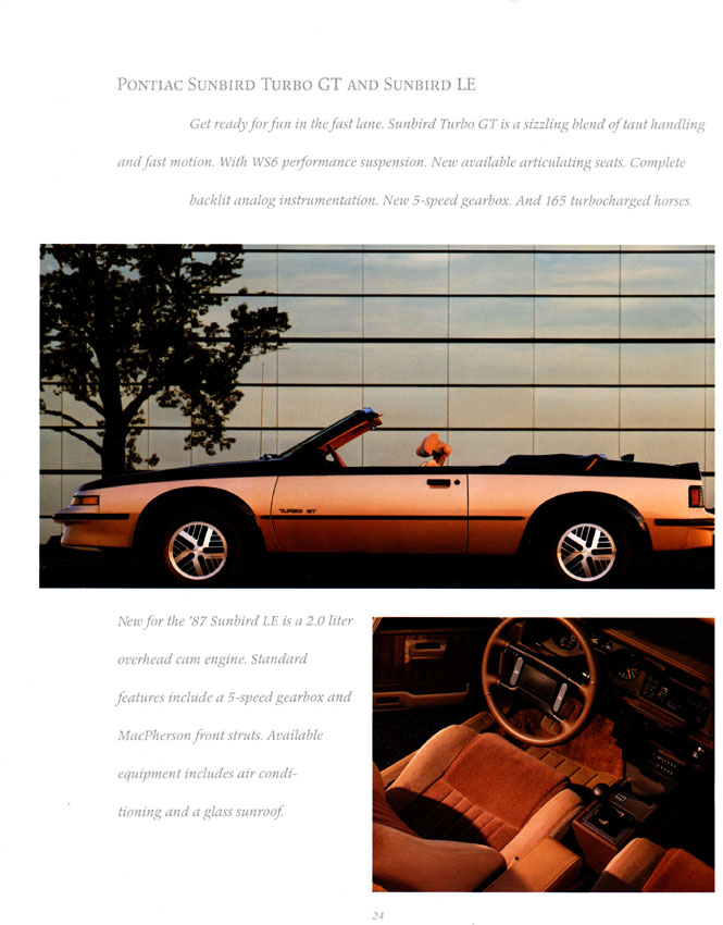 1987 Pontiac Brochure Page 24